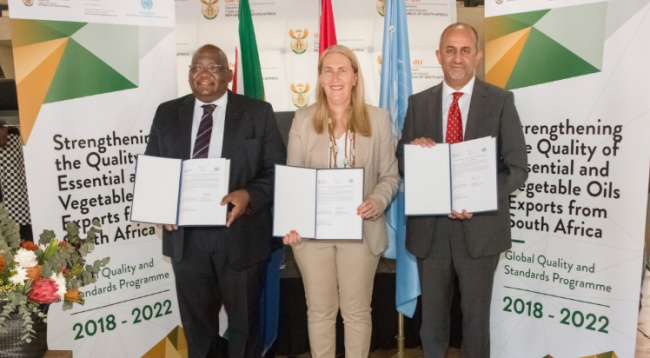 UNIDO and Switzerland launch Global Quality and Standards Programme project in South Africa 